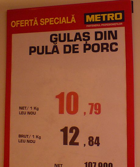 noi delicatese in reteaua metro gulas din pulpa de porc